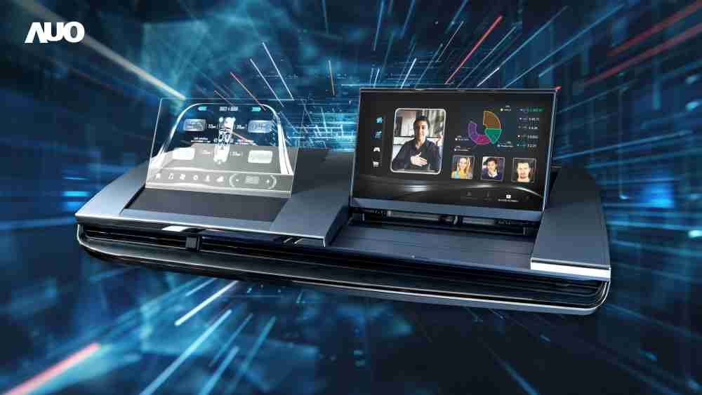 888.BY集团电子游戏Micro LED Display HMI解决方案打造透明Micro LED前座仪表，，，呈现信息并保留驾驶视野开阔；亦为副驾驶座乘客打造收放自如的Micro LED屏幕，，，在不影响显示质量的前提于显示区内建镜头，，，让用户能与视讯对象直接眼神接触，，，，提供绝佳的双向沟通体验